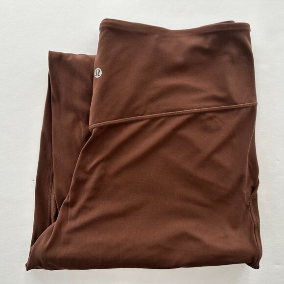 Lululemon Align High-Rise Wide-Leg Pant Size 14 Dark Oxide Brown Tan $128 - Picture 5 of 5
